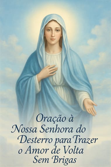 Oração à Nossa Senhora do Desterro - Reconciliação